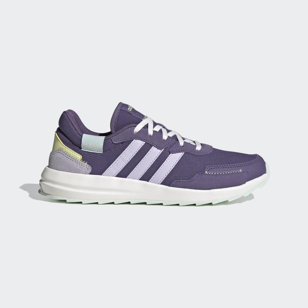 Adidasi Alergare Adidas Retrorun Dama Romania - Violet/Galbeni EG4223